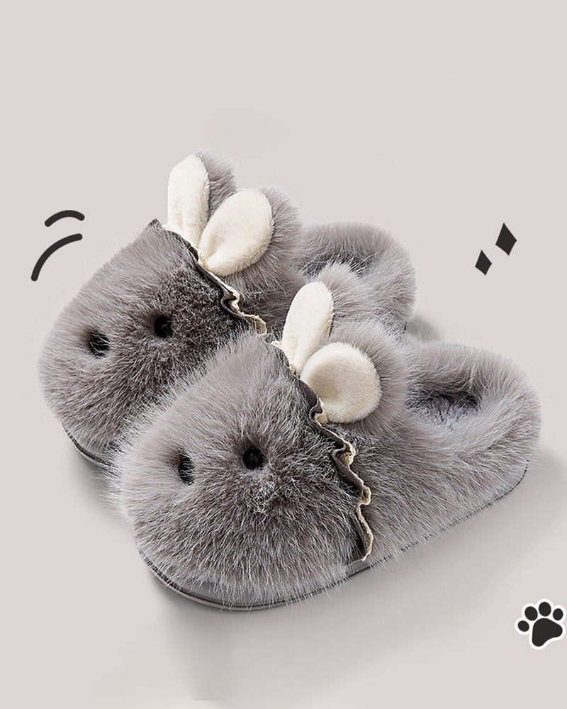 Fox Cotton Slippers Soft Cute Warm Non-slip Home Indoor Comfortable Cotton Slippers