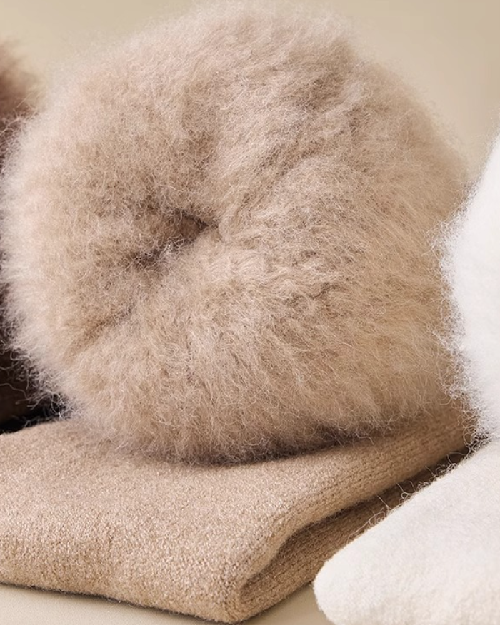 Knee-high Cashmere Socks Stockings