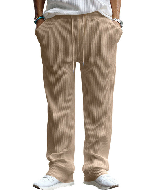 🔥50% Off Exclusive✨Big & Tall Men's Casual Striped Straight Pants L-3XL