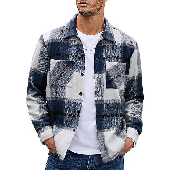 Fall Outfits Classic Menswear Flannel Shirts Casual