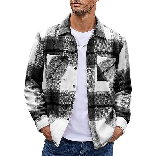 Fall Outfits Classic Menswear Flannel Shirts Casual