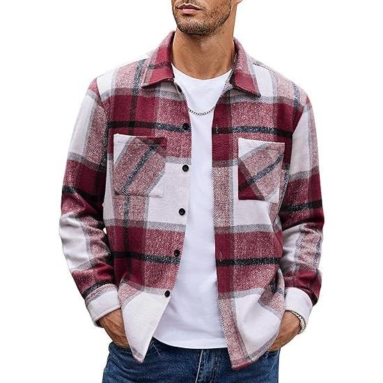 Fall Outfits Classic Menswear Flannel Shirts Casual