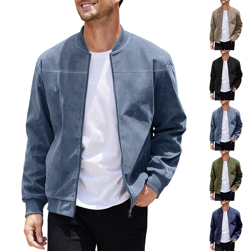 KZZ Fall Outfits men's spring early summer thin casual jacket