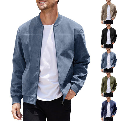 KZZ Fall Outfits men's spring early summer thin casual jacket