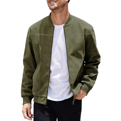 KZZ Fall Outfits men's spring early summer thin casual jacket