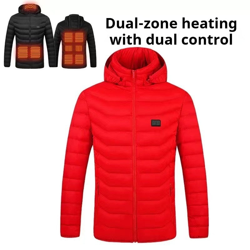Electric Heated Cotton Jacket, Multiple Colors, Limited Time Offer