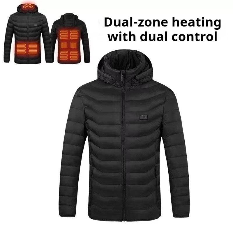Electric Heated Cotton Jacket, Multiple Colors, Limited Time Offer