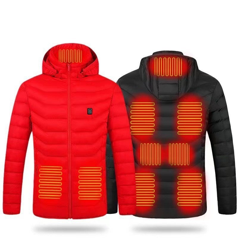 Electric Heated Cotton Jacket, Multiple Colors, Limited Time Offer