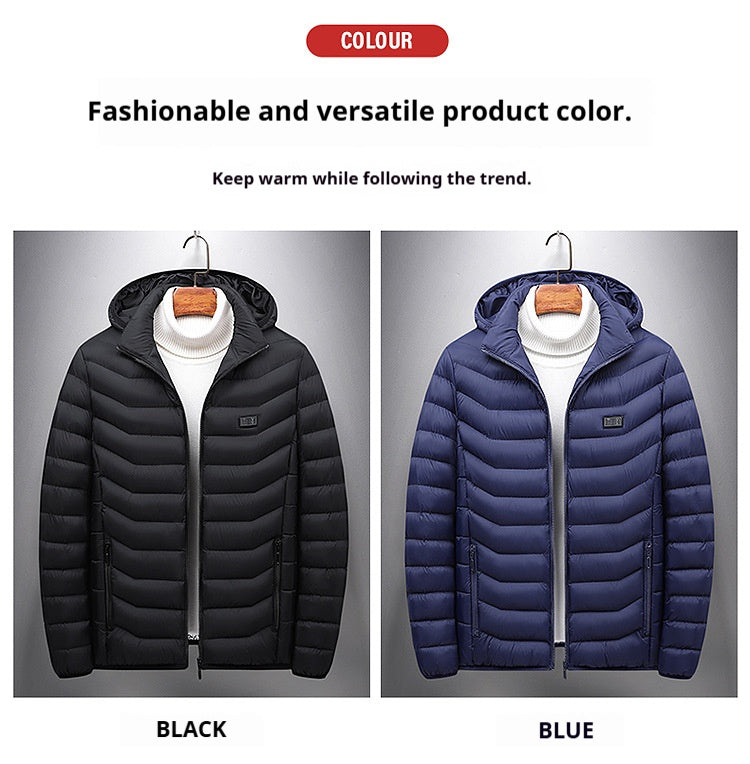 Electric Heated Cotton Jacket, Multiple Colors, Limited Time Offer