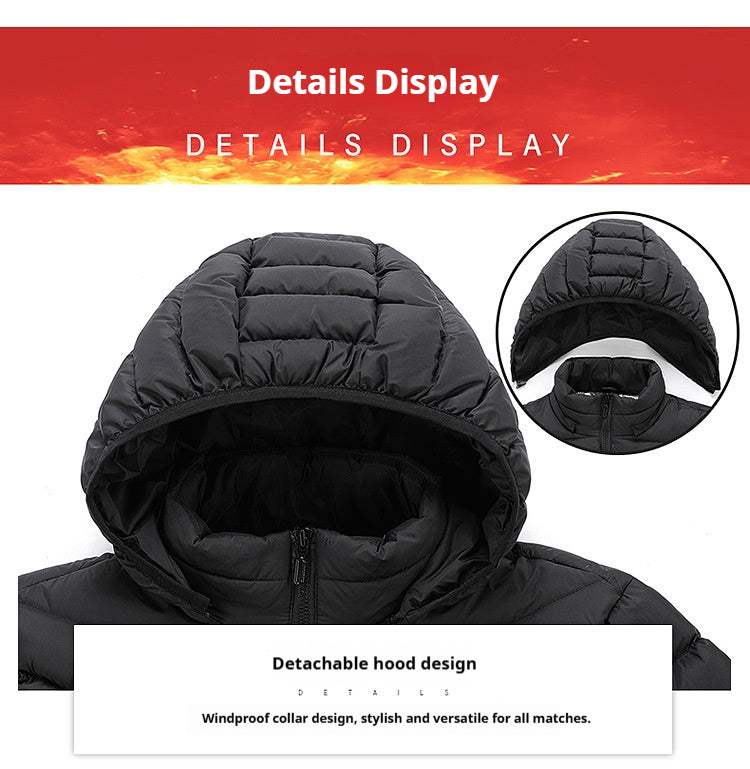 Electric Heated Cotton Jacket, Multiple Colors, Limited Time Offer