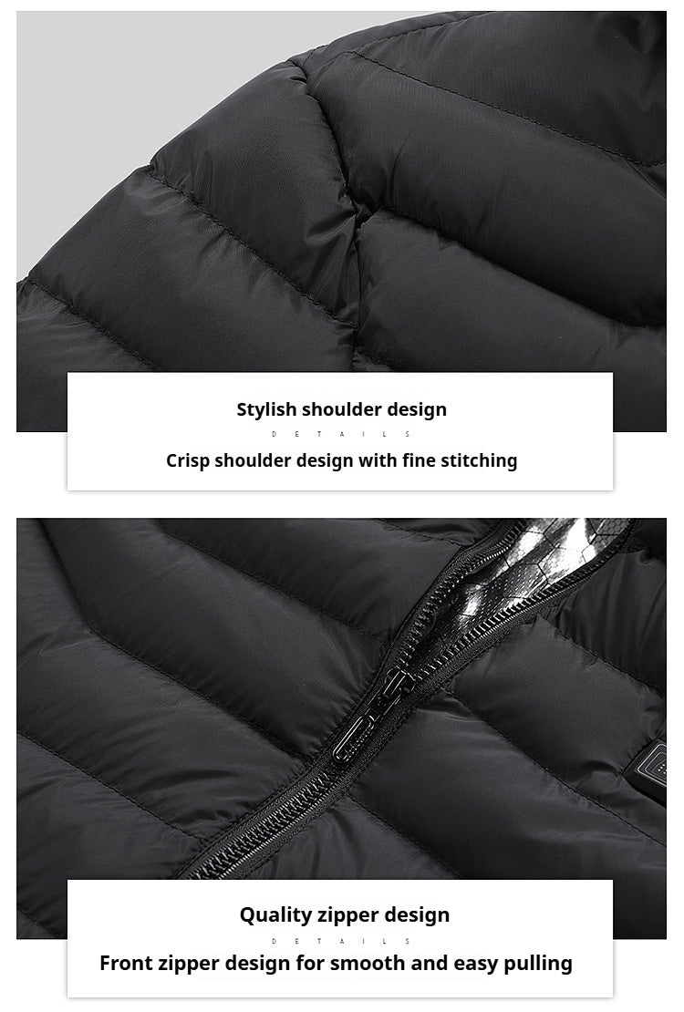 Electric Heated Cotton Jacket, Multiple Colors, Limited Time Offer