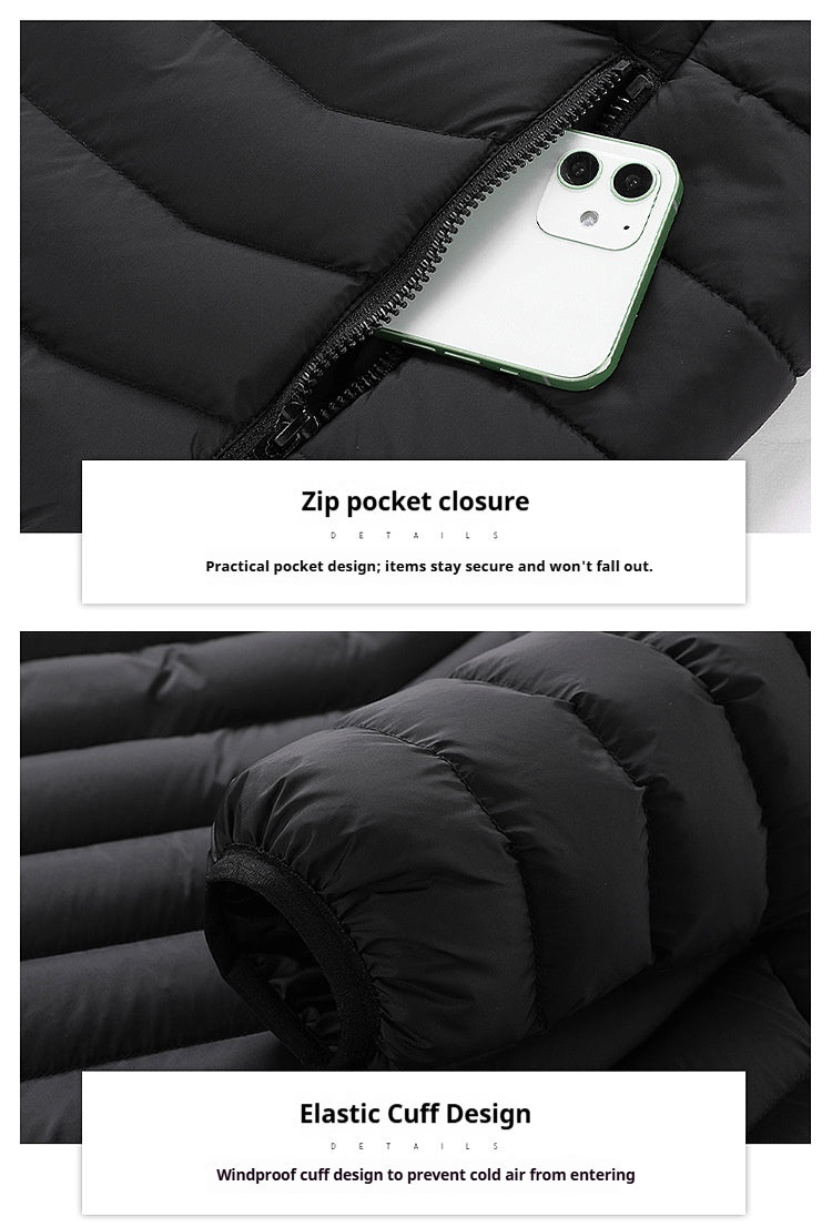 Electric Heated Cotton Jacket, Multiple Colors, Limited Time Offer