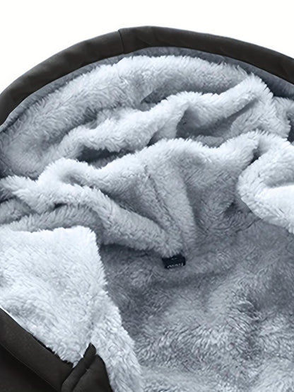 GGT Men's Winter Thick Warm Hooded Sweater & Pants Set