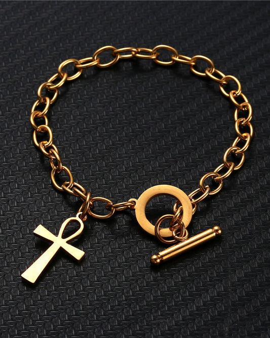 Ancient Egyptian Anka Metal Bracelet