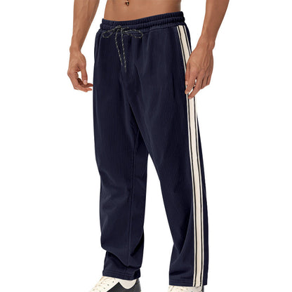 🔥50% Off Exclusive✨Big & Tall Men's Simple Strip Corduroy Sports Pants S-3XL