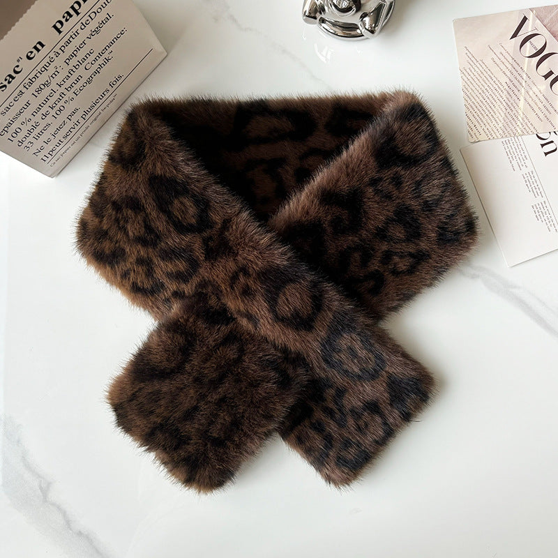 Thermal Thickened Mink Fur Scarf