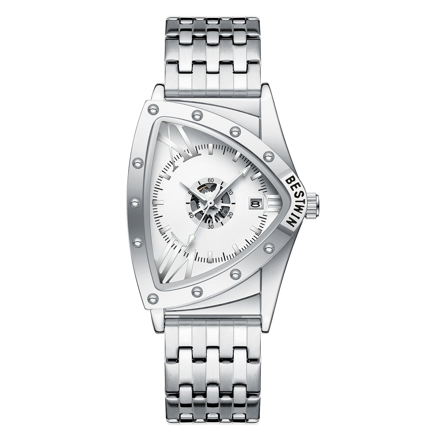 Men's Watch Triangle Personality Hip-hop Quartz Watch