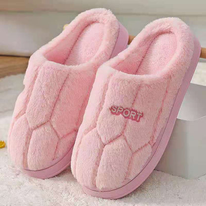 Indoor Home Thermal Non-Slip Thick-Soled Slippers