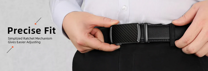 ✨️Best for Father's Day? Leather Ratchet Belt With Adjustable Buckle?