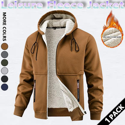 GGT Men's winter hooded jacket, multi-pocket casual lapel men's top