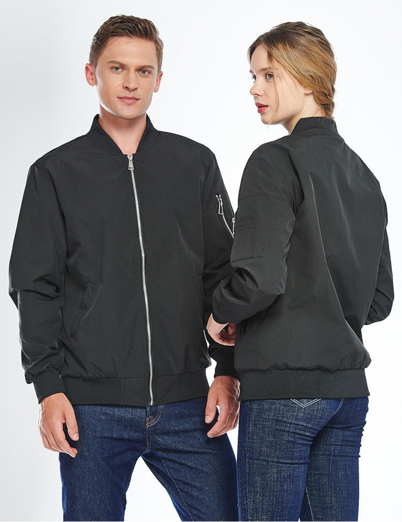 KZZ Men's Bomber Jacket Lightweight Casual Windbreaker