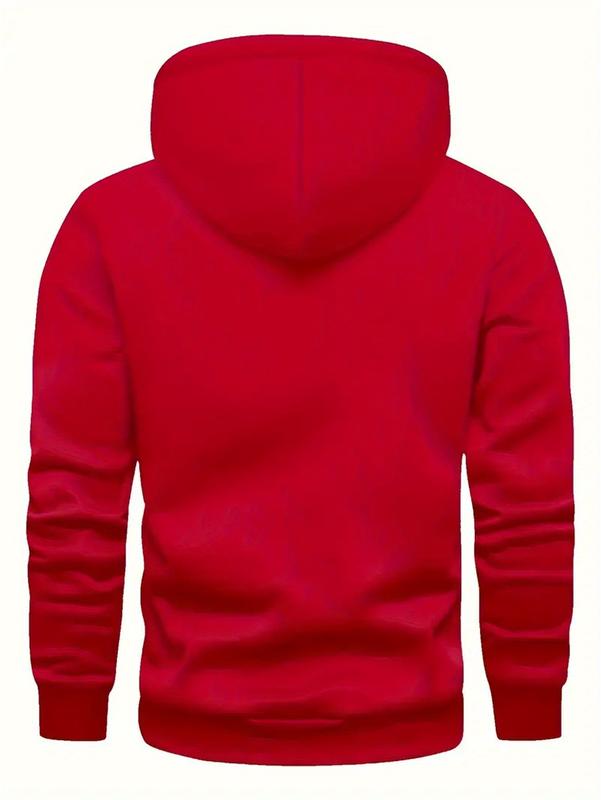 GGT print hoodie men's fleece sweatshirt, United States letter print unisex casual