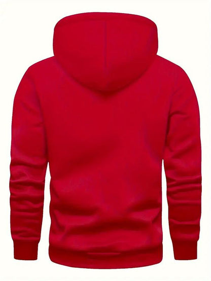 GGT print hoodie men's fleece sweatshirt, United States letter print unisex casual