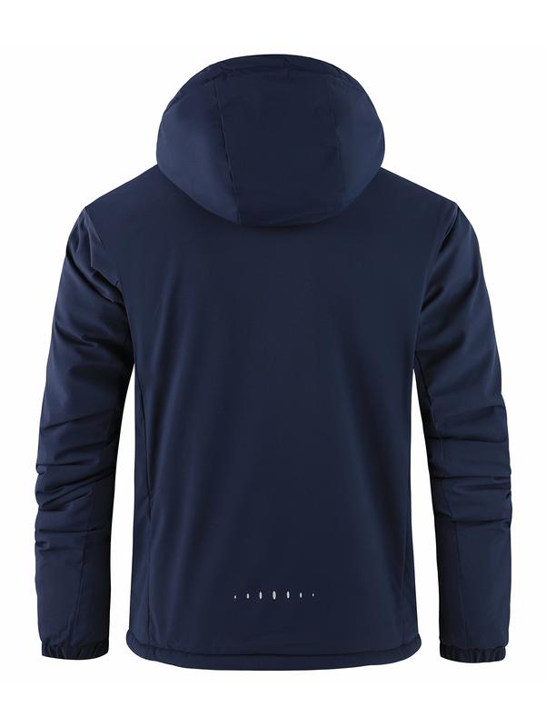 GGT Men's Winter Ski Jacket Warm Fleece Lined Waterproof Windproof Hooded Insulated Outdoor Jacket