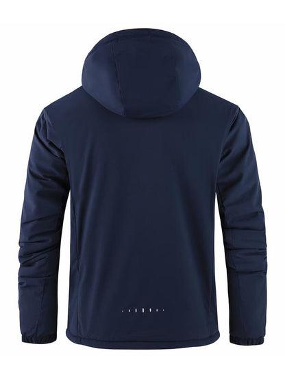 GGT Men's Winter Ski Jacket Warm Fleece Lined Waterproof Windproof Hooded Insulated Outdoor Jacket