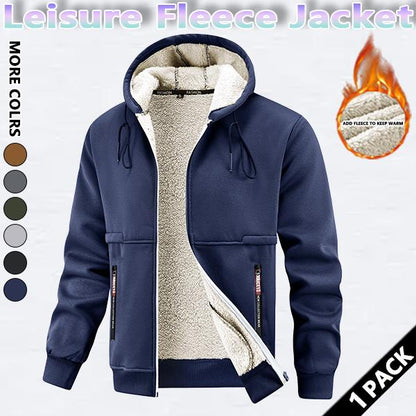 GGT Men's winter hooded jacket, multi-pocket casual lapel men's top