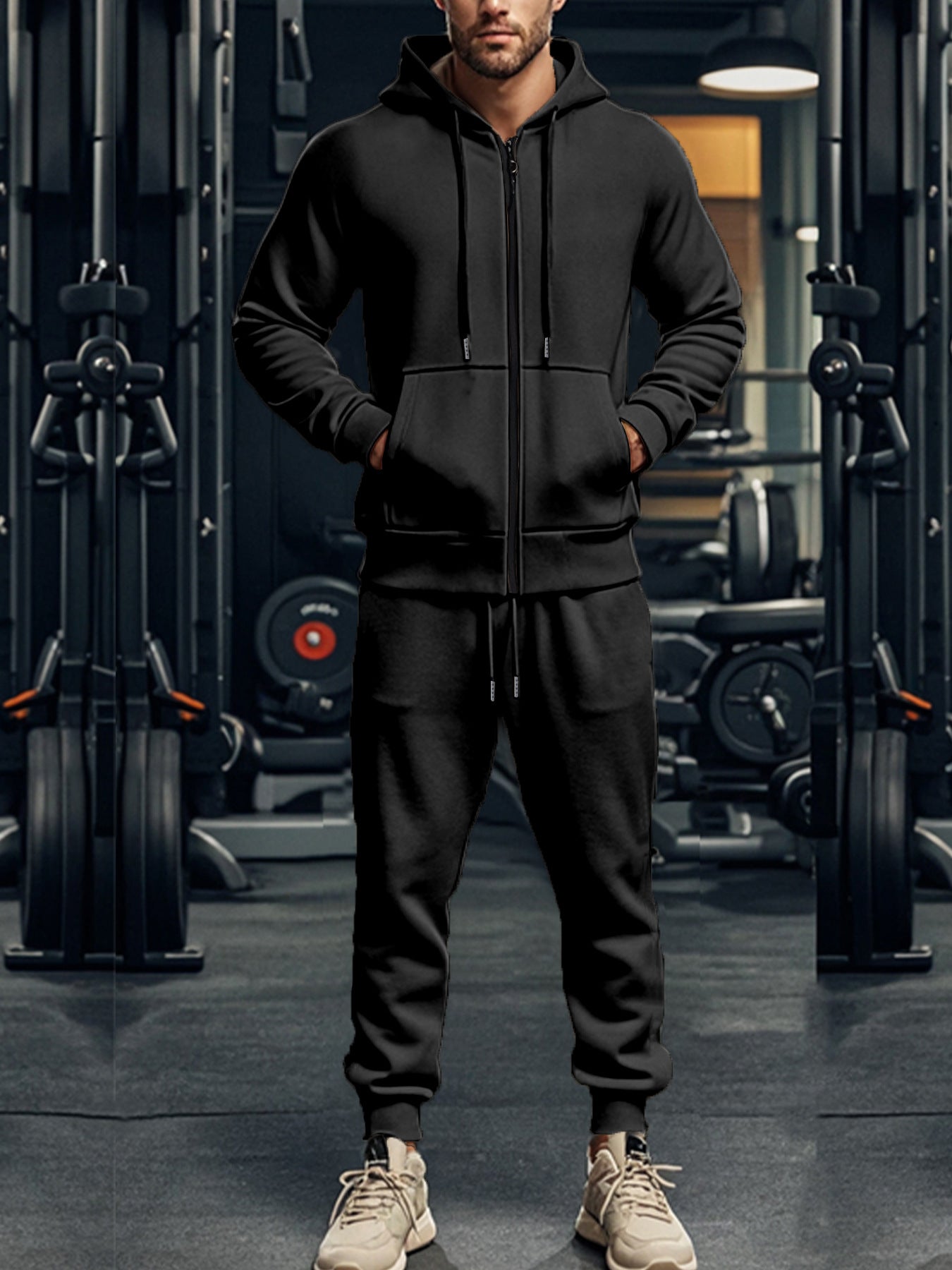 GGT Men’s Fleece Zip Hoodie & Jogger Sets