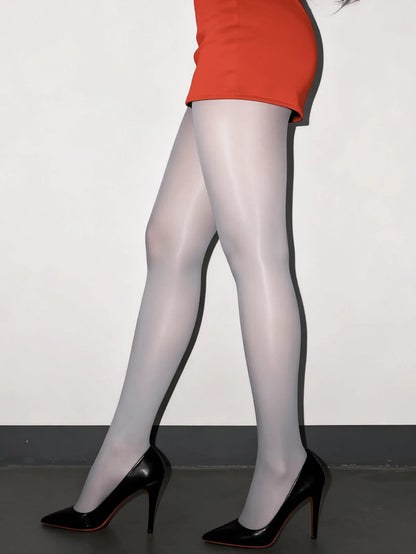 Plus Size Shiny High Gloss Tights Leggings