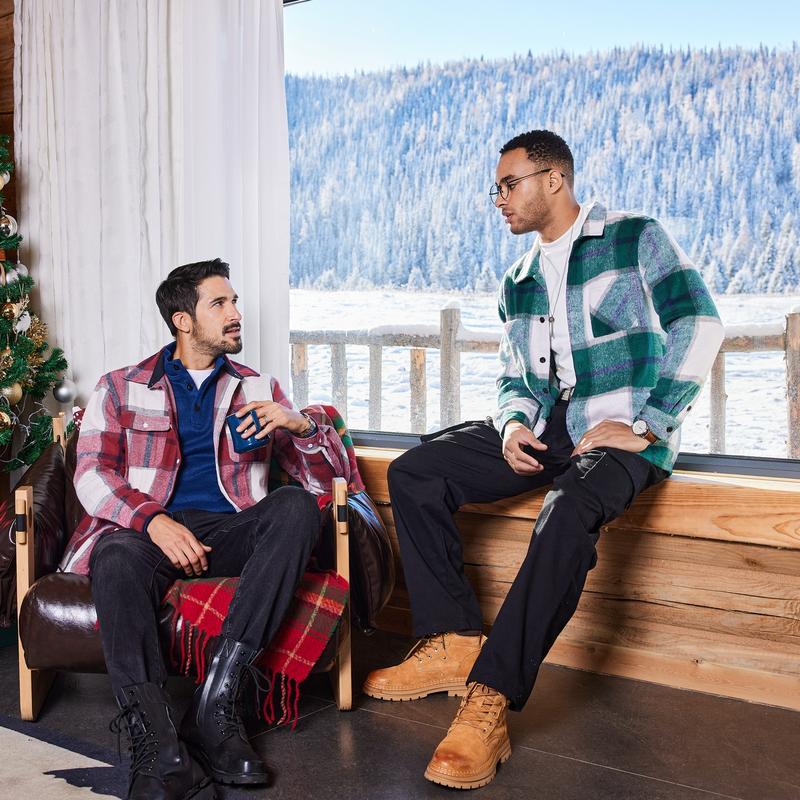 Fall Outfits Classic Menswear Flannel Shirts Casual