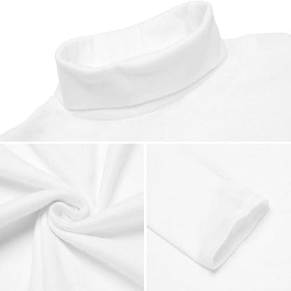 GGT Sculpted Style Men's Lightweight Pullover Top Slim Fit Turtleneck