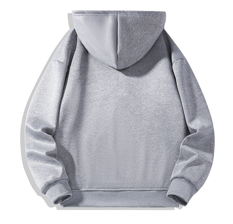 KZZ Men's Casual Pullover Sweatshirt, Half-Zip with Thickened Quarter-Zip, Fleece Lining