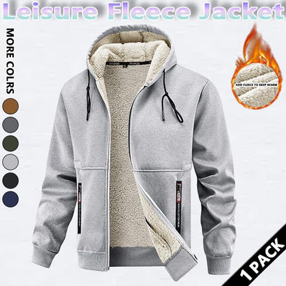 GGT Men's winter hooded jacket, multi-pocket casual lapel men's top