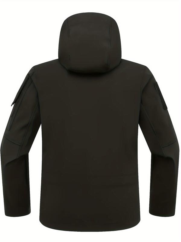 Men's Casual Hooded Hiking Jacket Warm Coat