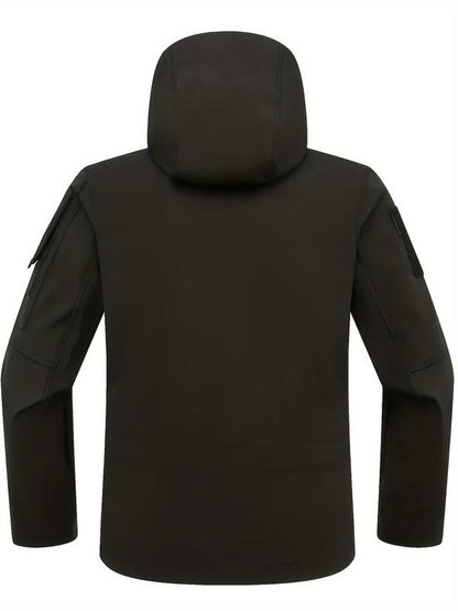 Men's Casual Hooded Hiking Jacket Warm Coat