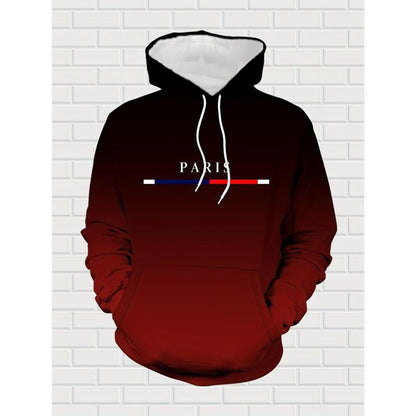 GGT Men's Street Fashion Hoodie Set  Gradual Color Change  Hot Selling