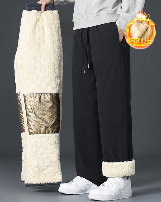 🔥50% Off Exclusive✨Big & Tall Men's Graphene Knee Pads Thickened Windproof Warm Pants M-5XL