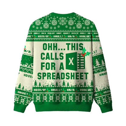 KZZ Men's Crew Neck Long Sleeve Christmas Sweatshirt