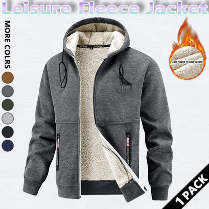 GGT Men's winter hooded jacket, multi-pocket casual lapel men's top