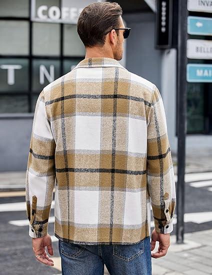 Fall Outfits Classic Menswear Flannel Shirts Casual