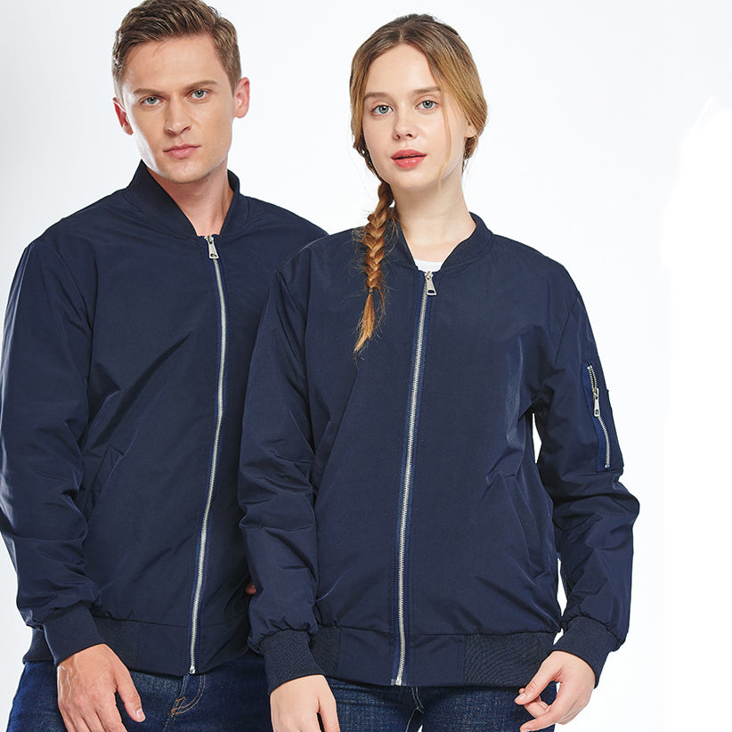 KZZ Men's Bomber Jacket Lightweight Casual Windbreaker