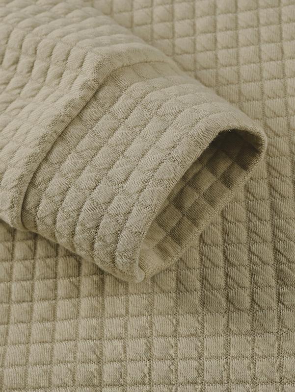 KZZ Men's Drawstring Up Hoodie & Joggers French Terry Set