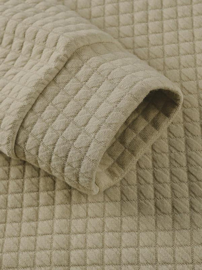 KZZ Men's Drawstring Up Hoodie & Joggers French Terry Set