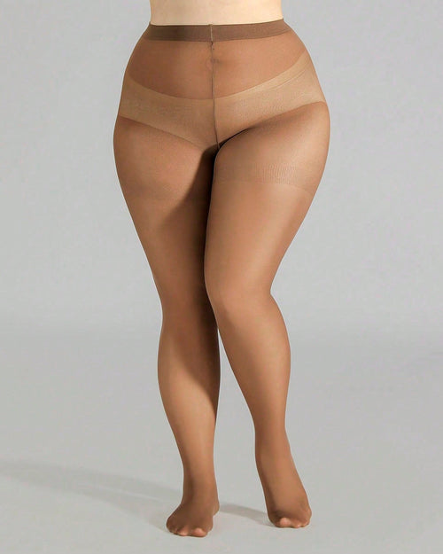 1 Pair Plus Size Women's Ultra-Thin Pantyhose