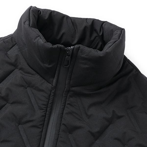 GGT Men's Warm Vest Fleece Lined Wool  Black Gilet Crewneck Top