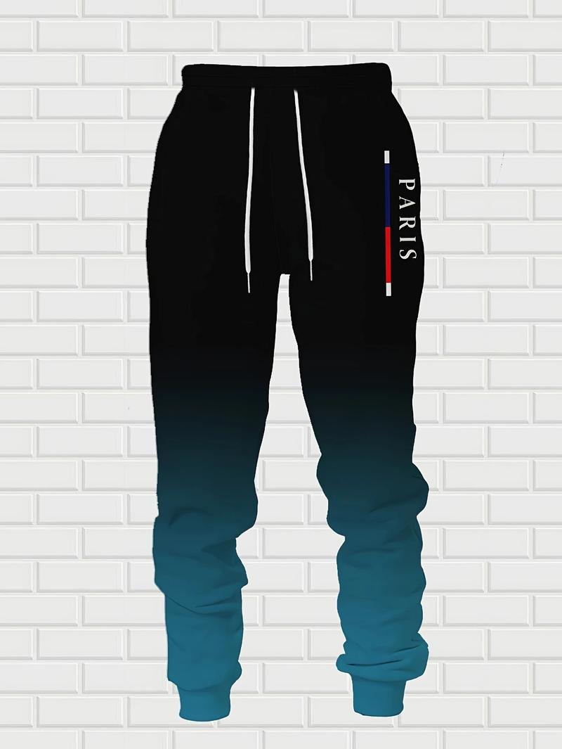 GGT Men's Street Fashion Hoodie Set  Gradual Color Change  Hot Selling