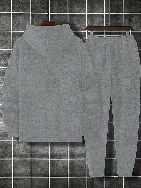 KZZ Casual hoodie and sweatpants set - fleece lining